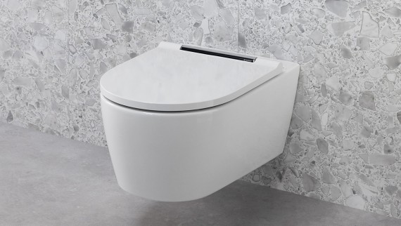 Wall-hung toilet thanks to Geberit Duofix Concealed Cisterns (© Geberit)