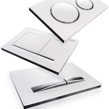 Extensive range of flush plates from Geberit